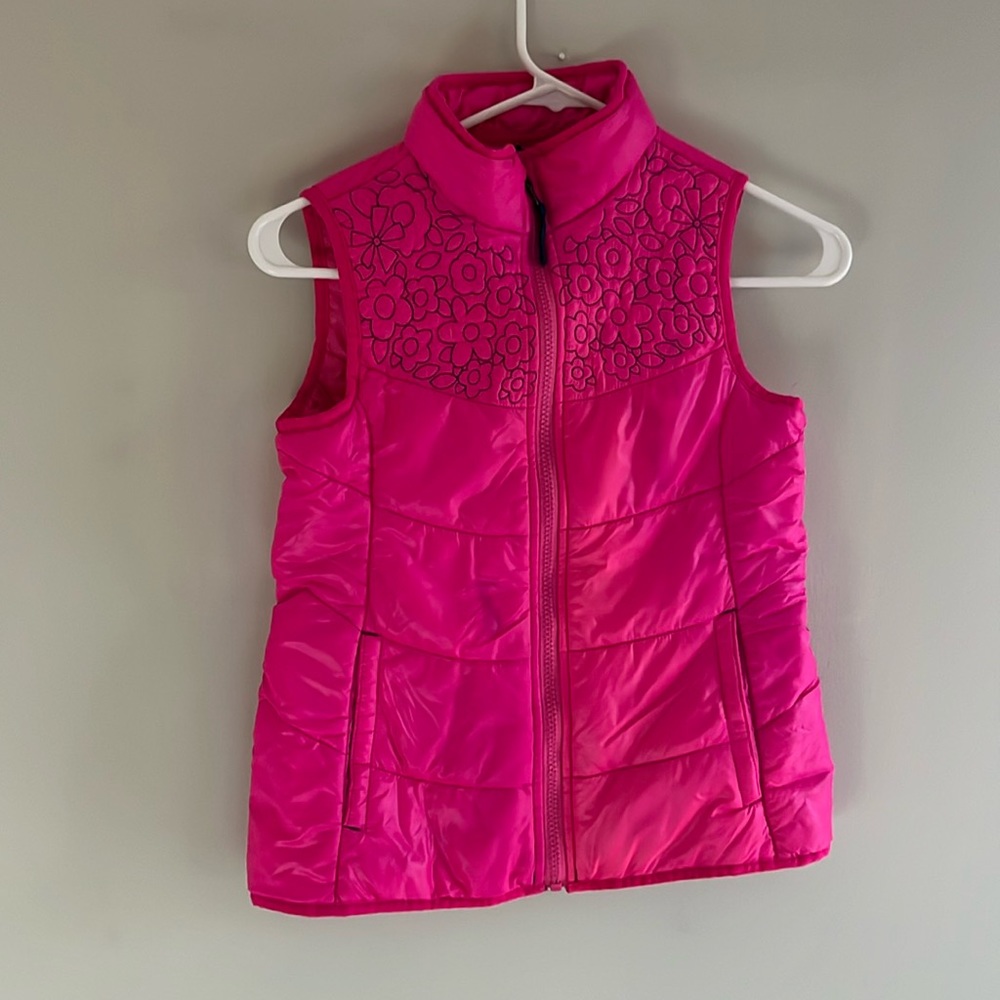 Lands End girls puffer vest